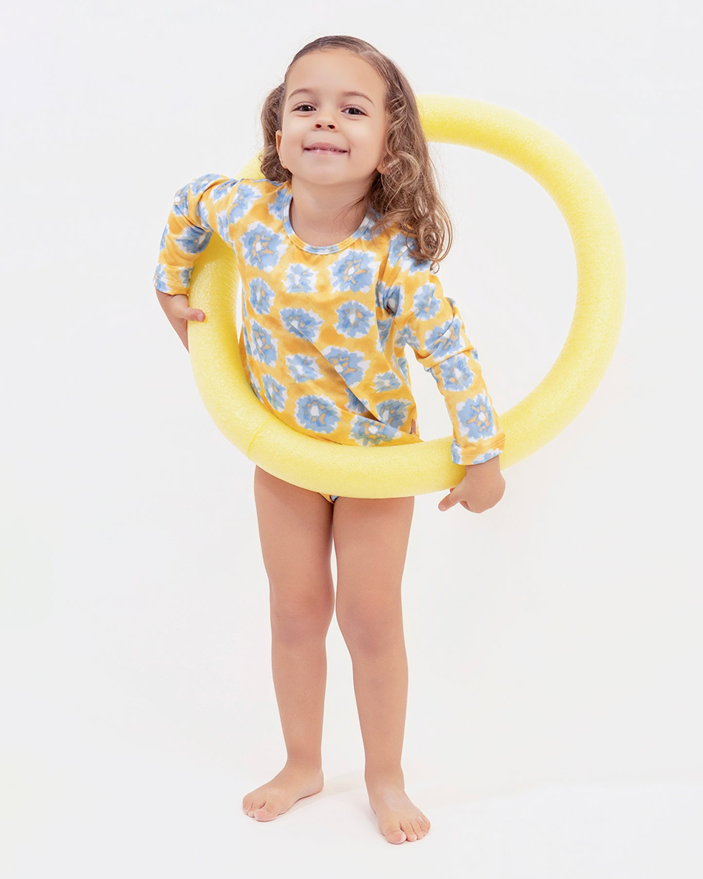 Remera De Playa Hortensia Amarilla