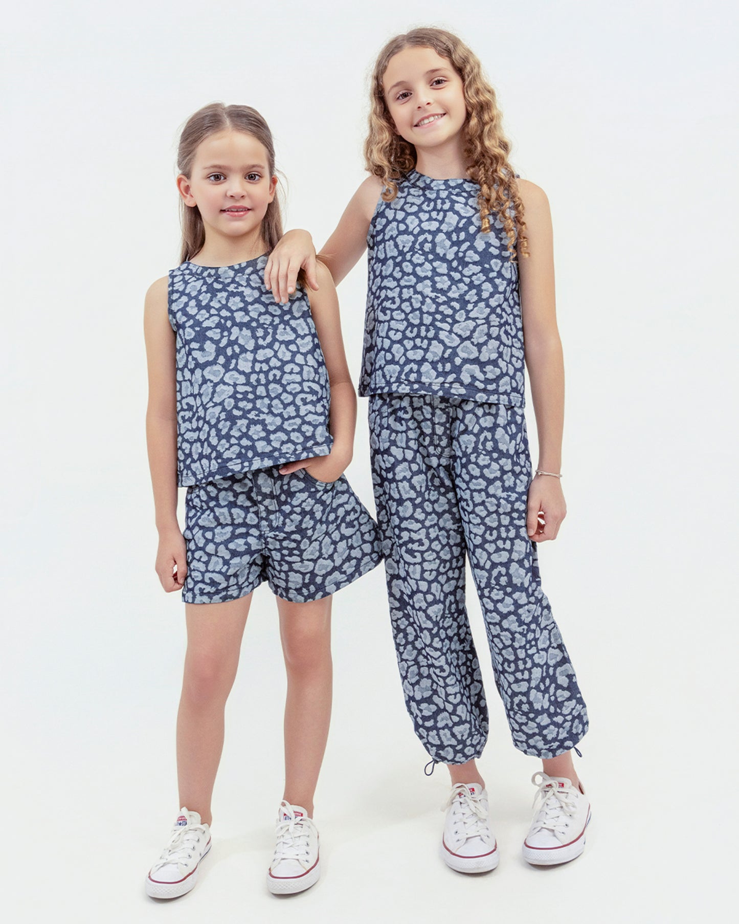 Babucha Ana Print Azul