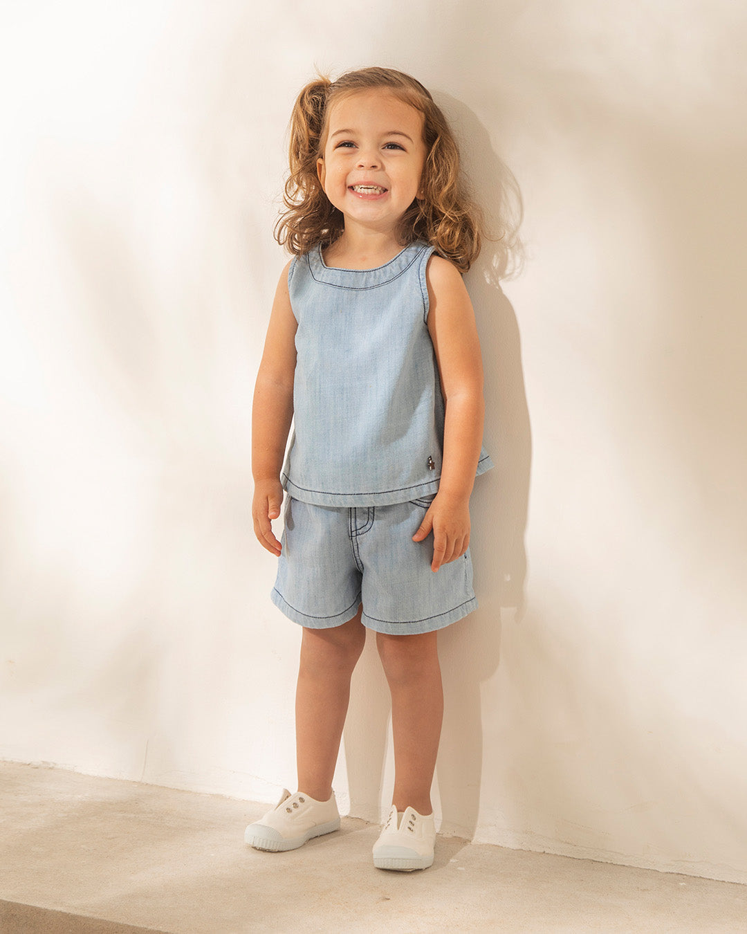Short Pao Denim Celeste