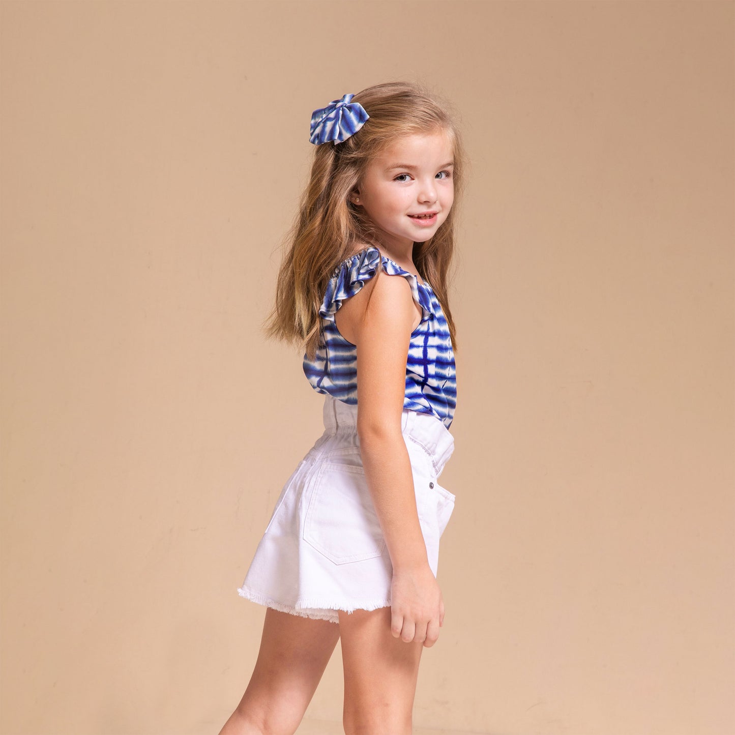 Blusa Daniela batik azul