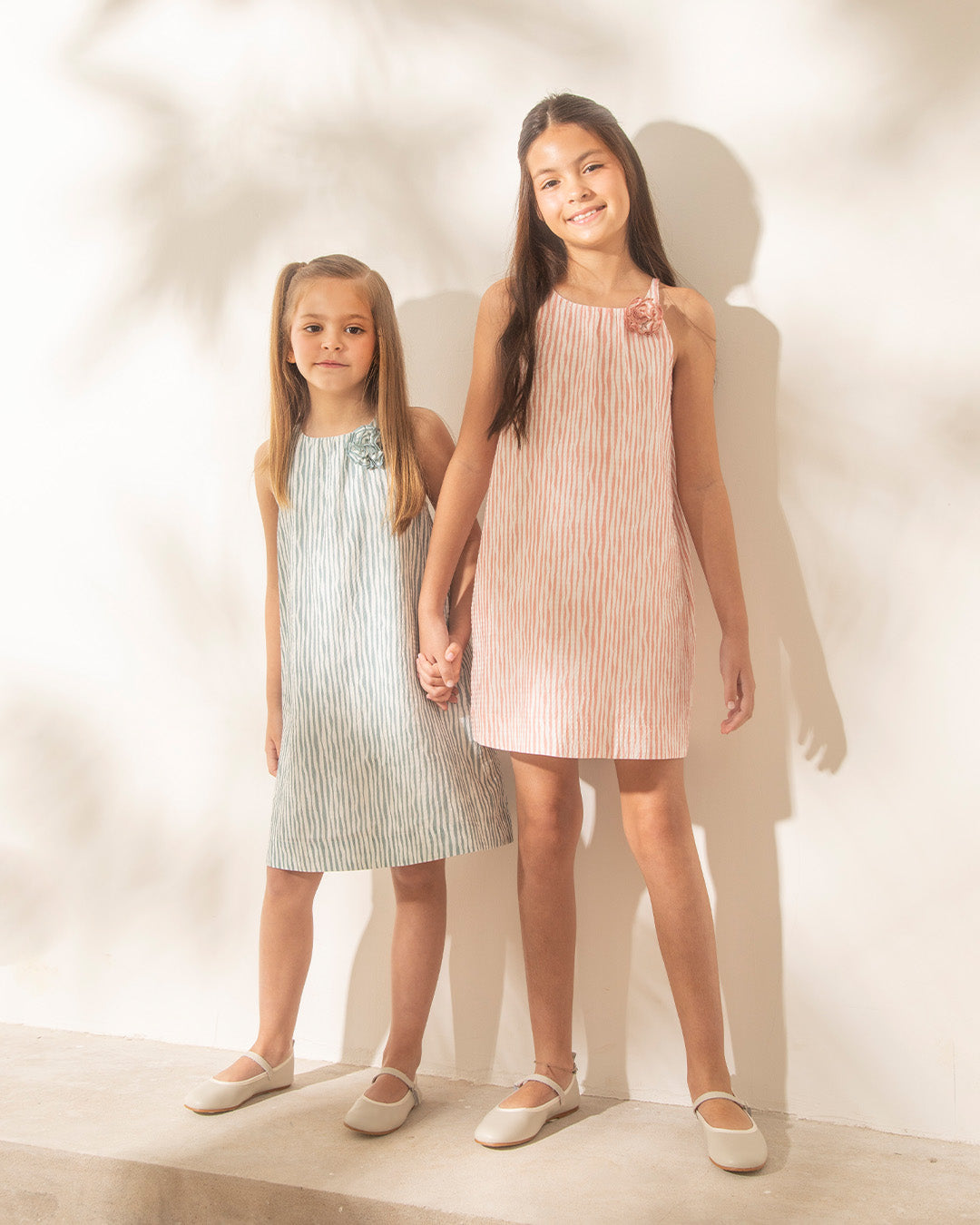 Vestido Emma Anarruga Rayas Rosa