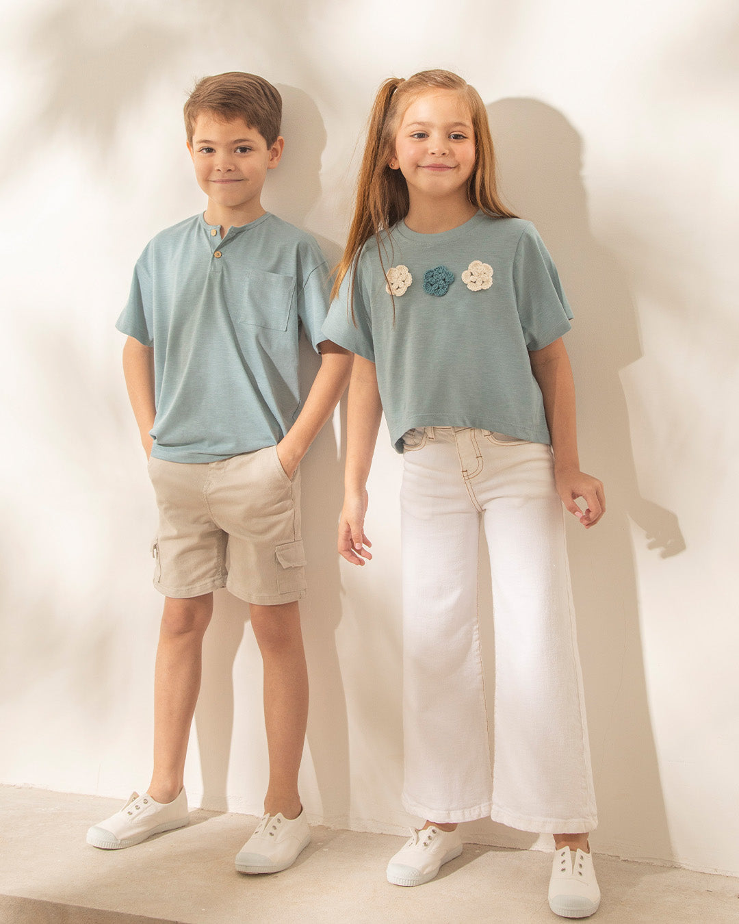 Remera Monica Aqua