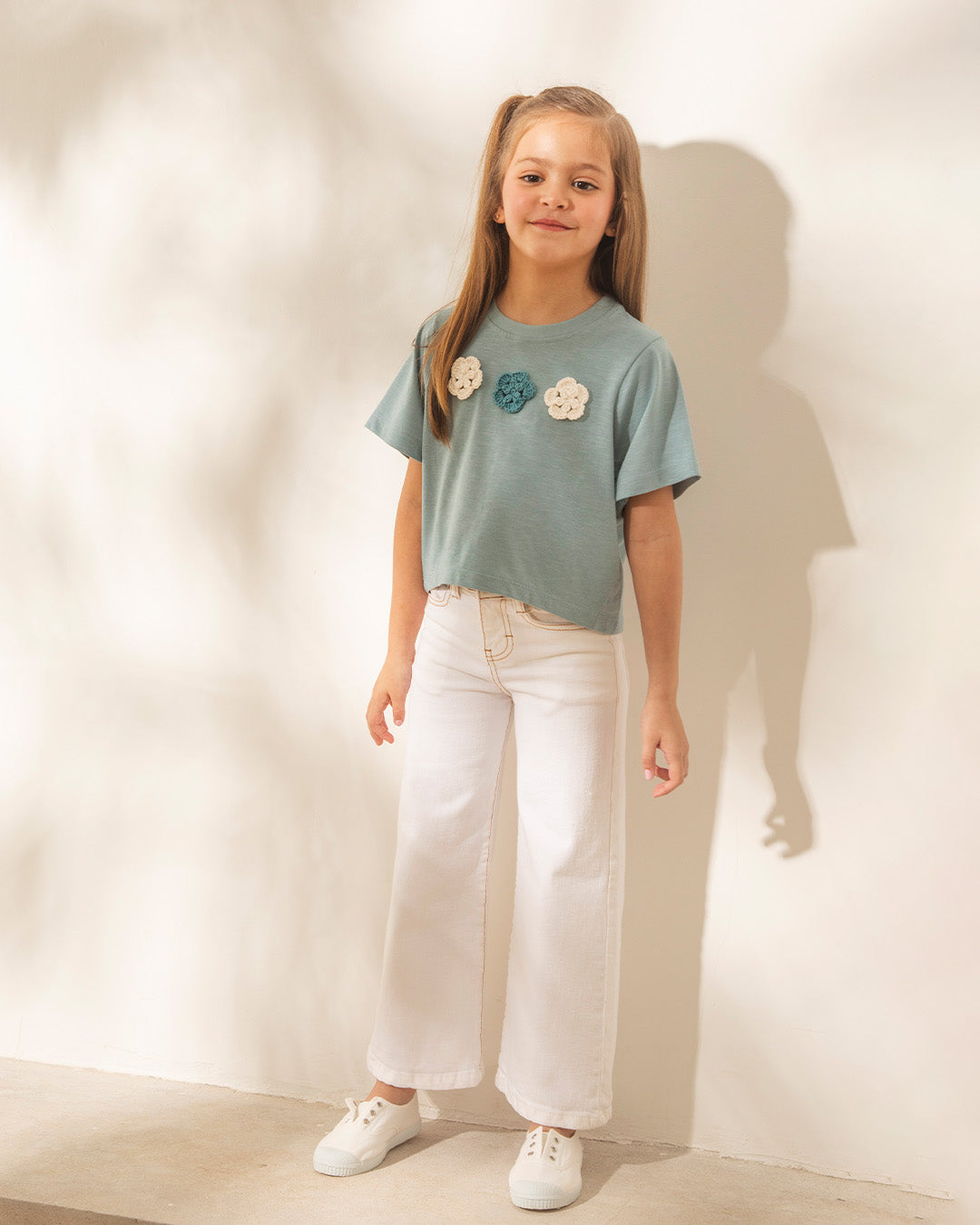 Remera Monica Aqua