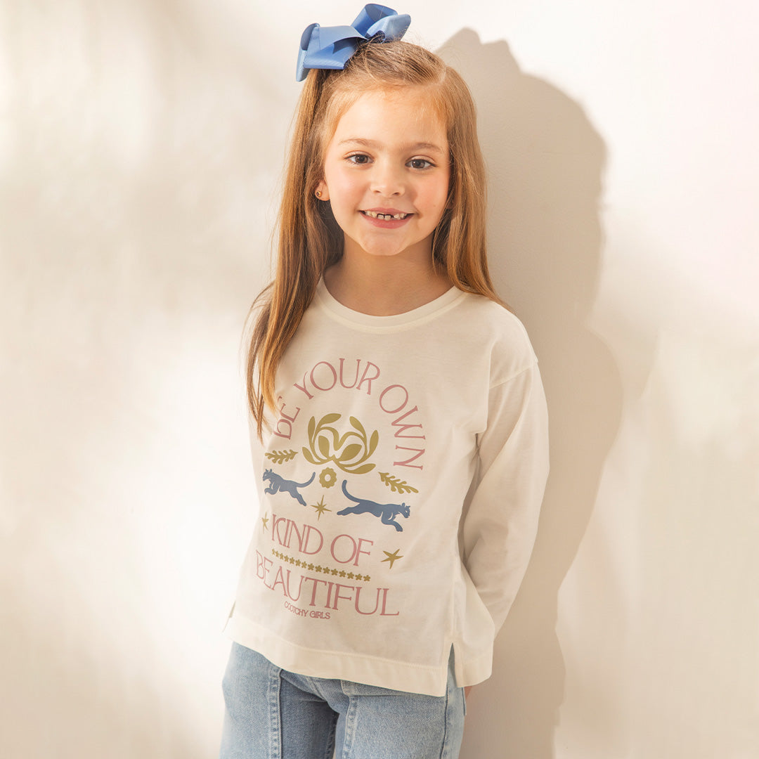 Remera Manga Larga Natural Beautiful