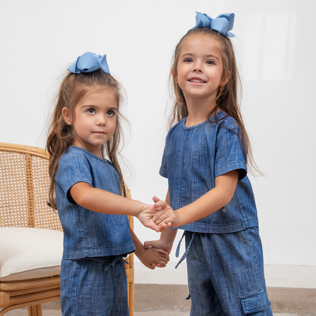 Blusa Ana Denim Azul
