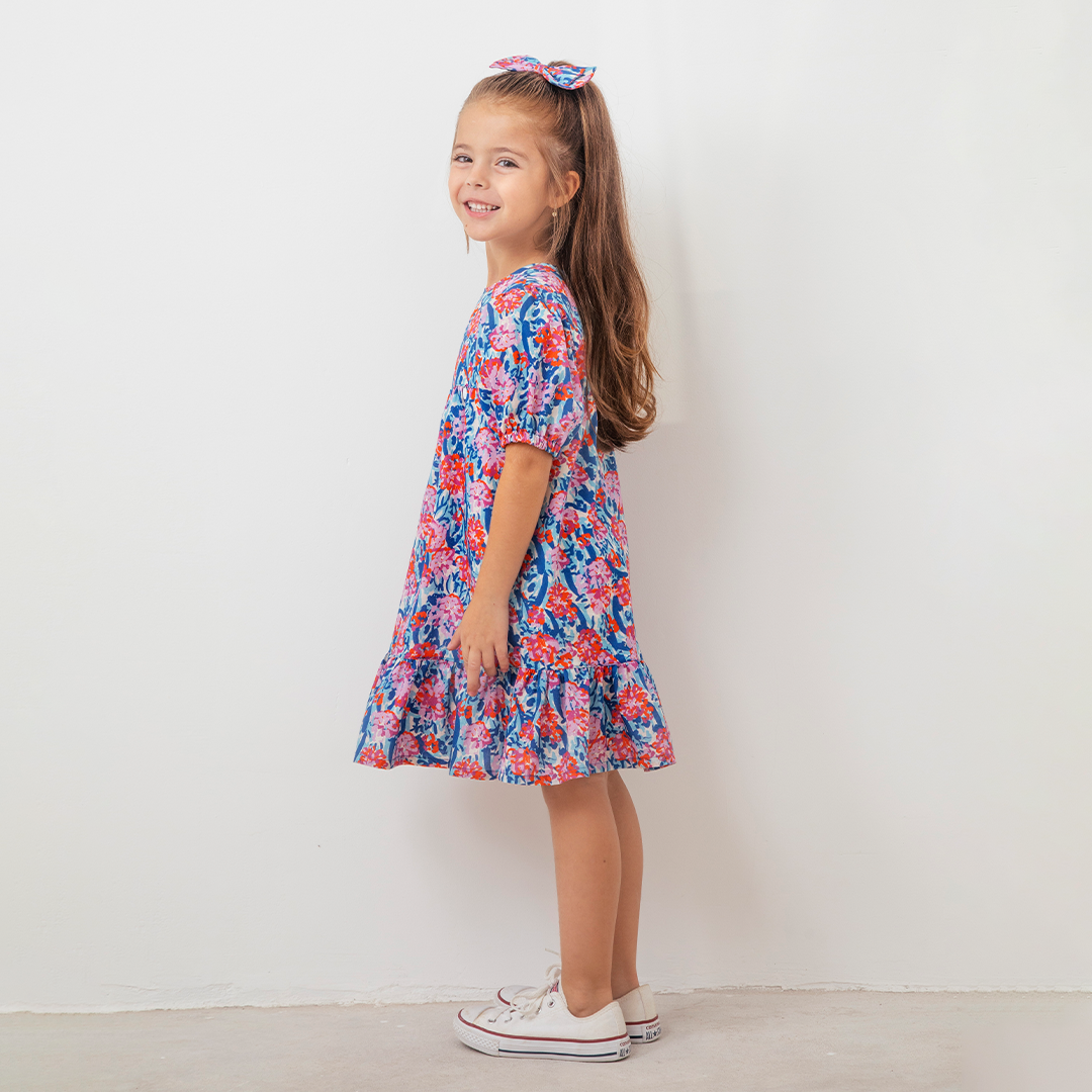 Vestido Marta Dalia Azul