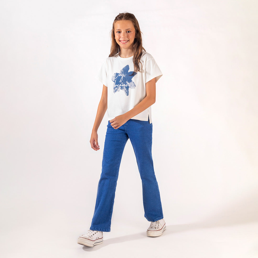 Jeans Oxford Celeste