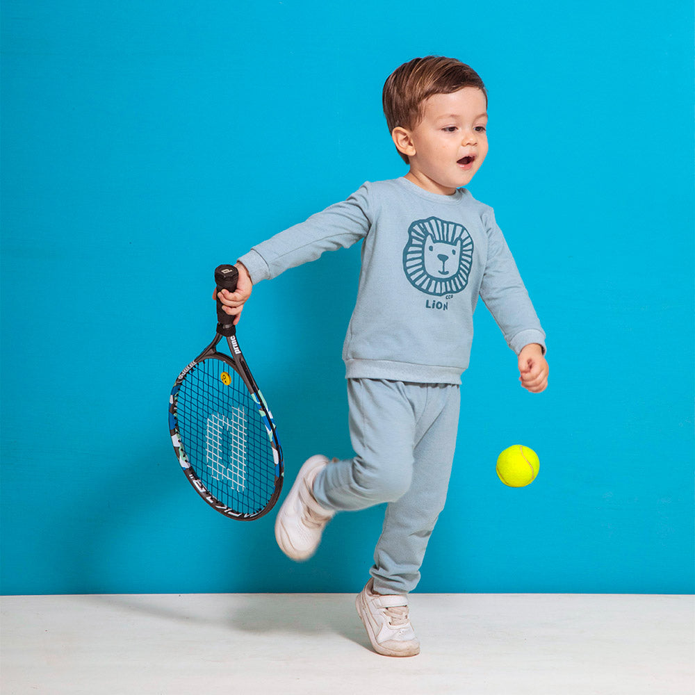 Conjunto de Buzo Lion Celeste
