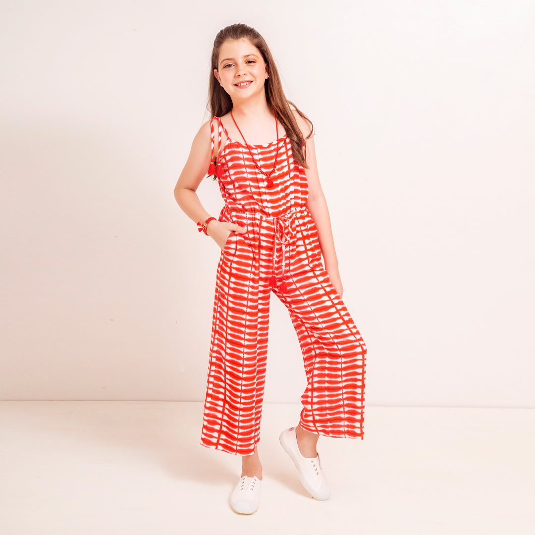 Mameluco largo batik rojo