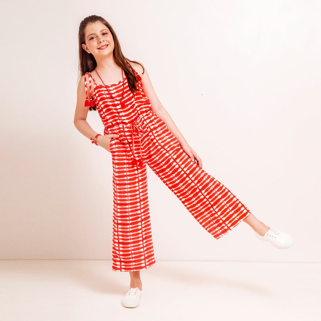Mameluco largo batik rojo