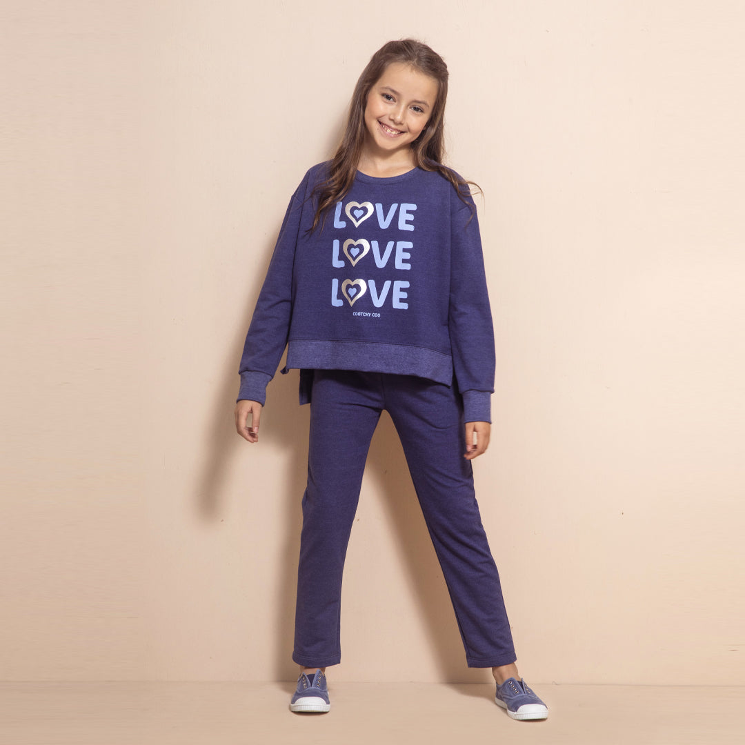 Pantalon Buzo Azul Denim