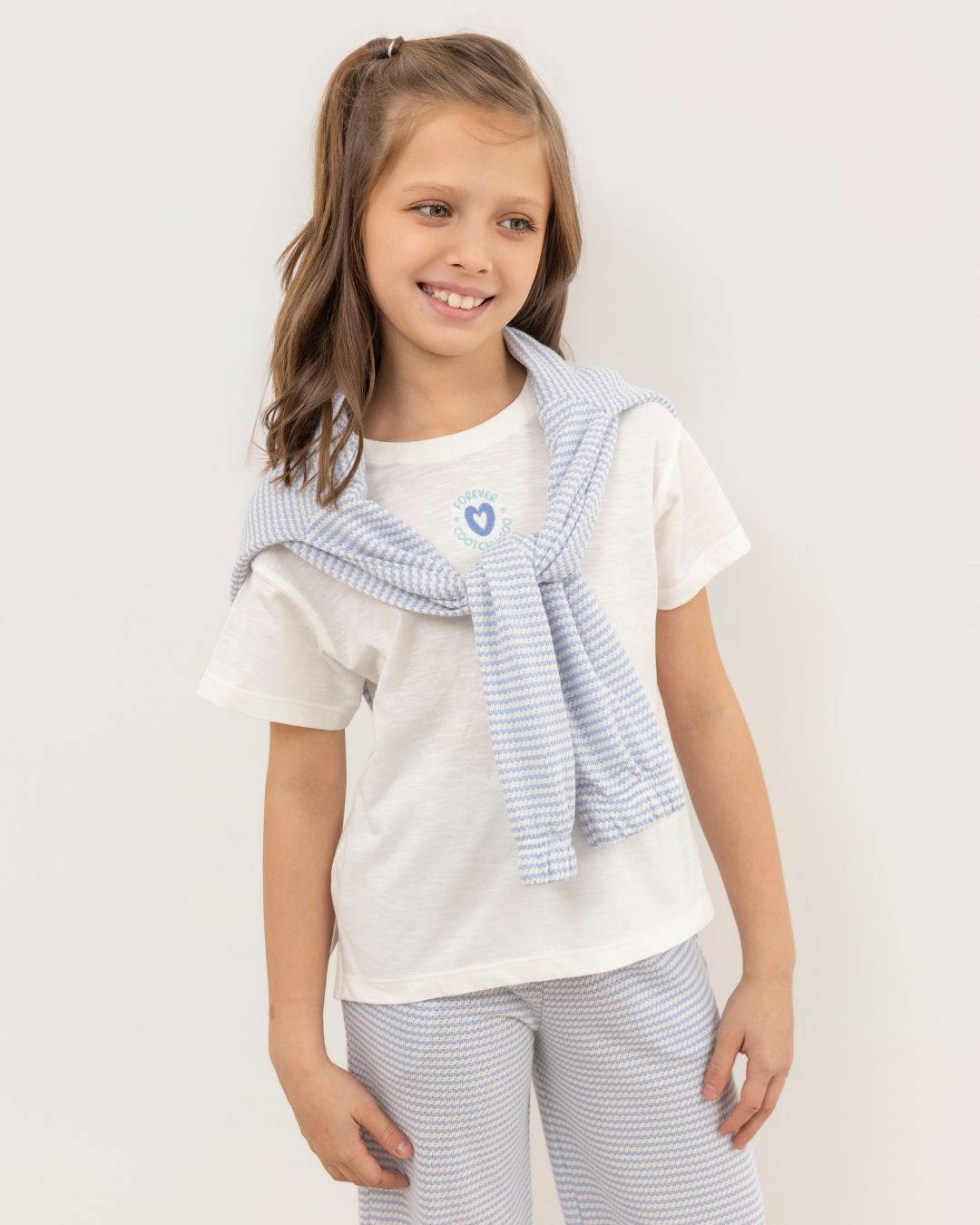 Remera Londres Corazon Celeste