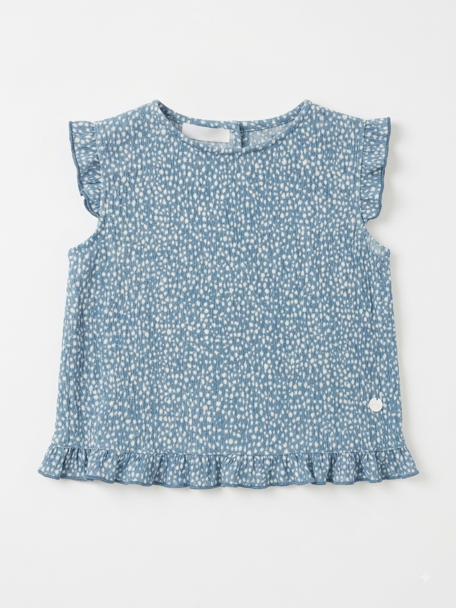 Blusa Samoa Print Azul