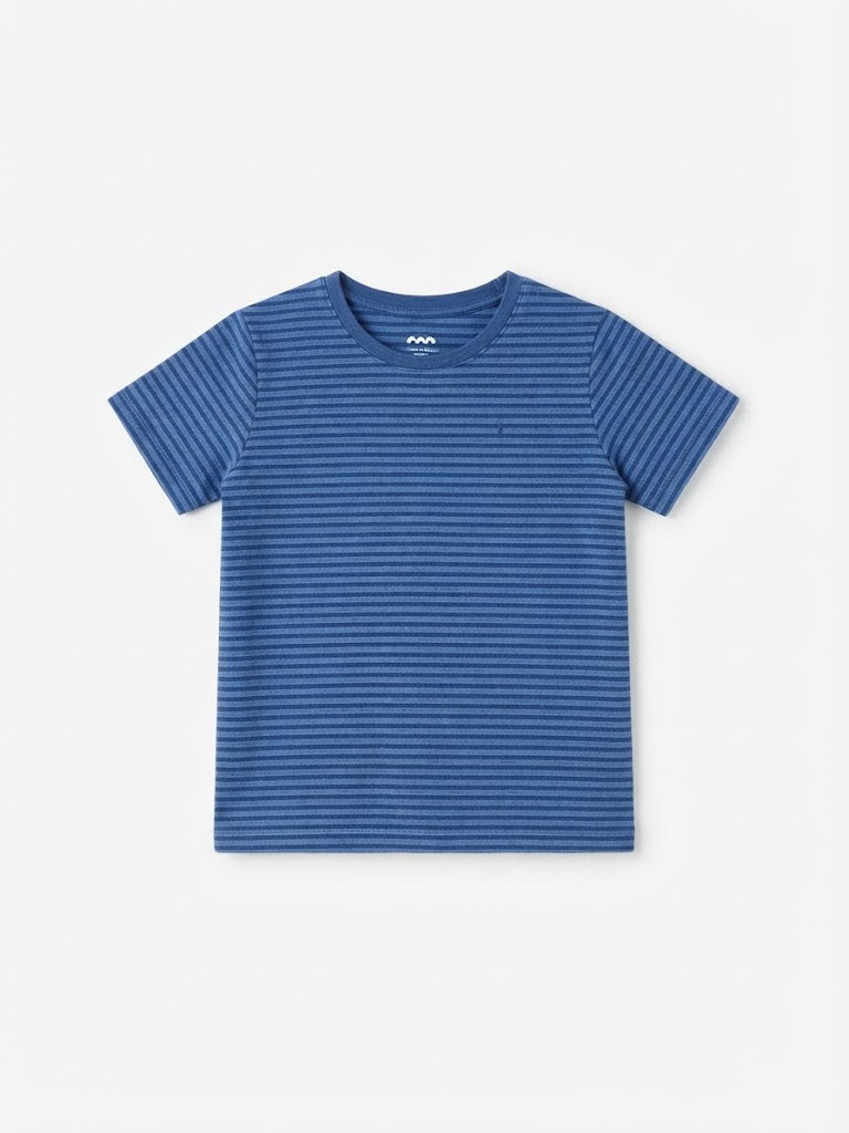 Remera Varon Rayas Azul