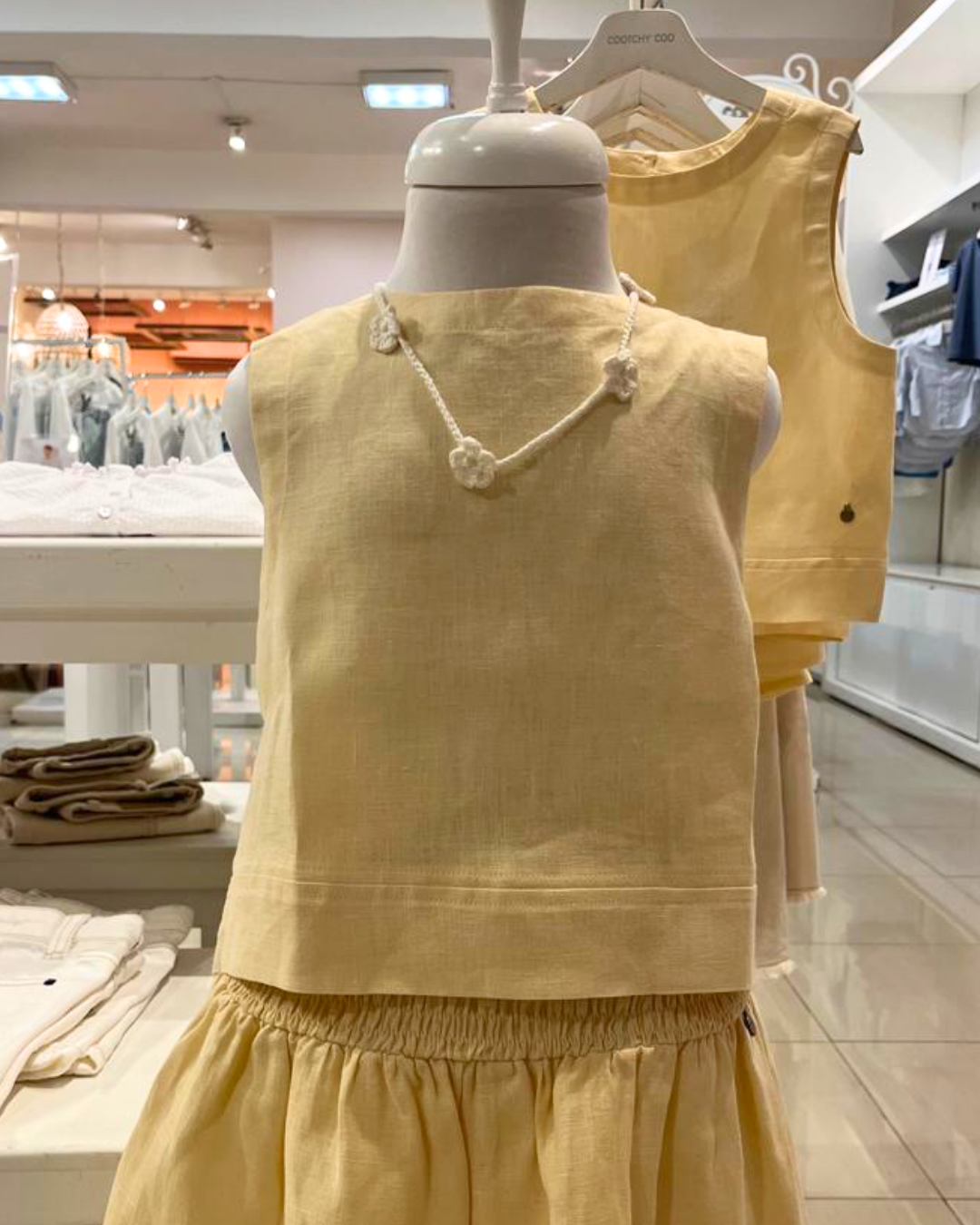 Blusa Bruna Lino Vainilla