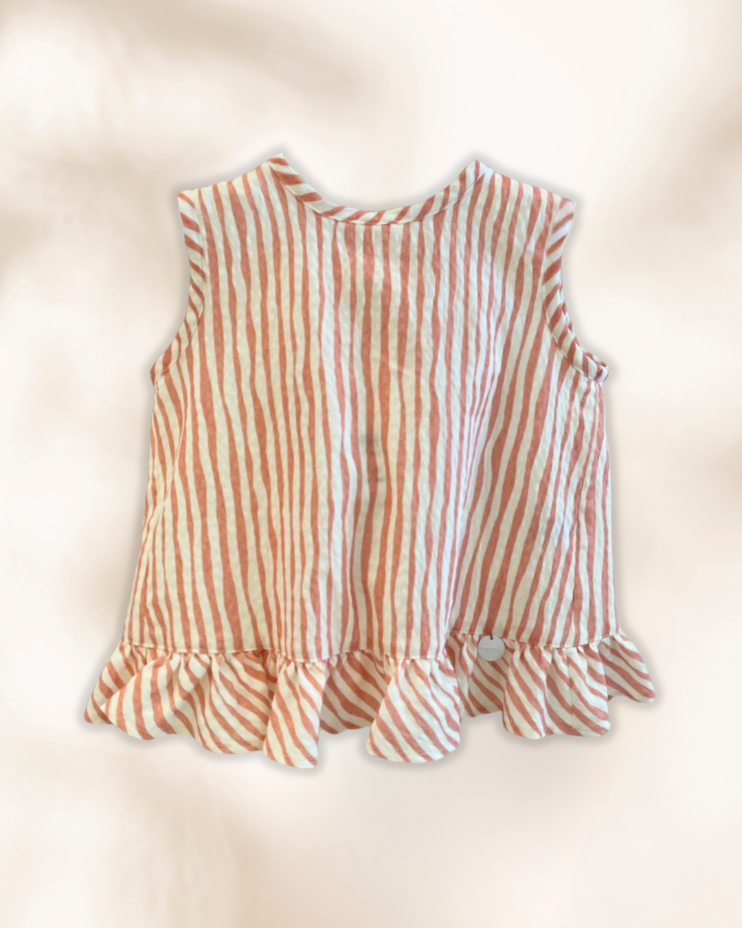 Blusa Renate Anarruga Rayas Rosa