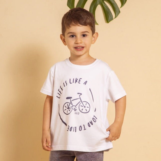 Remera Varon Bike Blanco