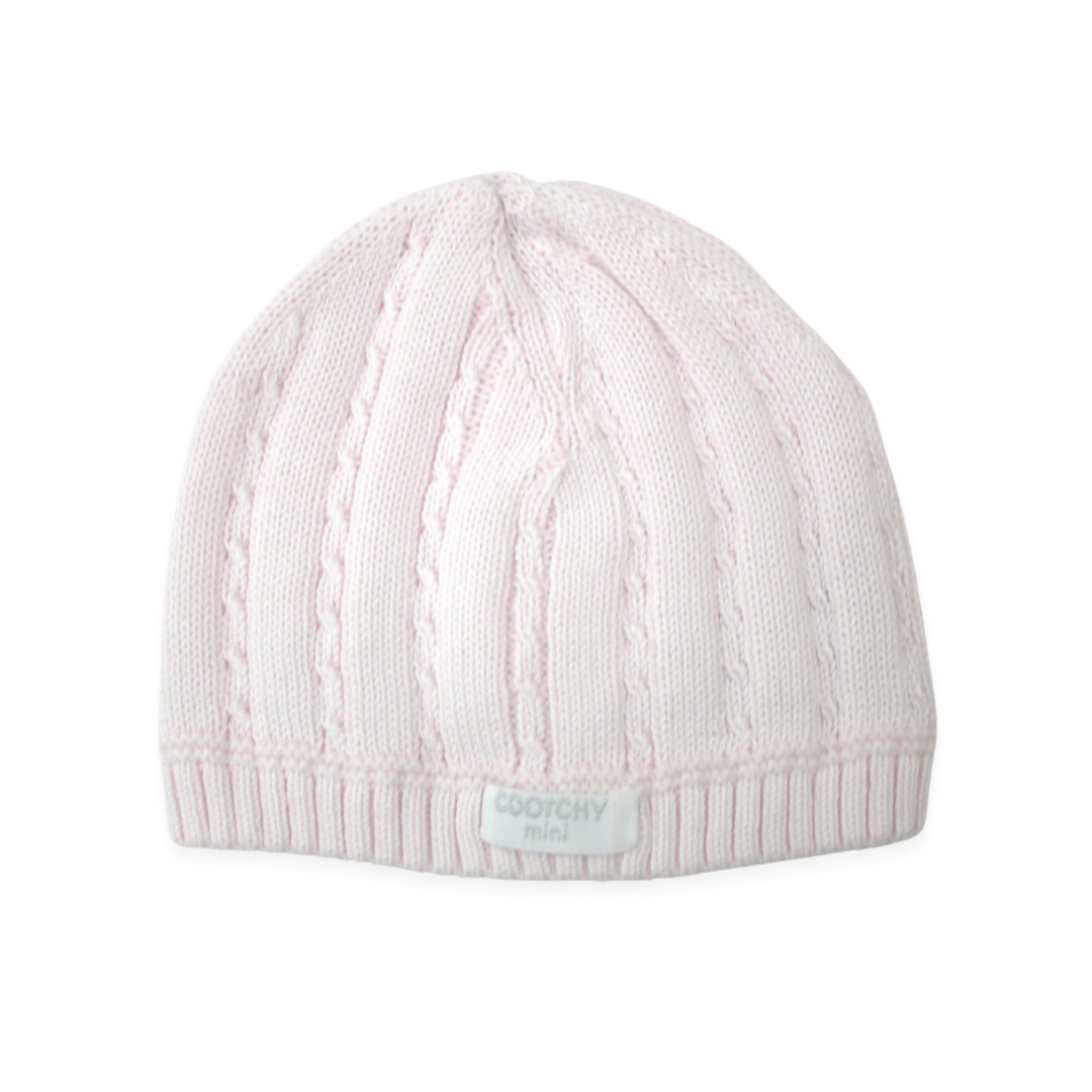 Gorro Trenza Finita Rosa