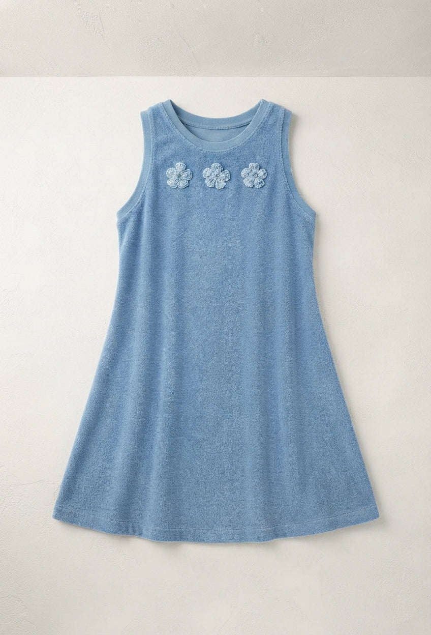 Vestido Towell Celeste