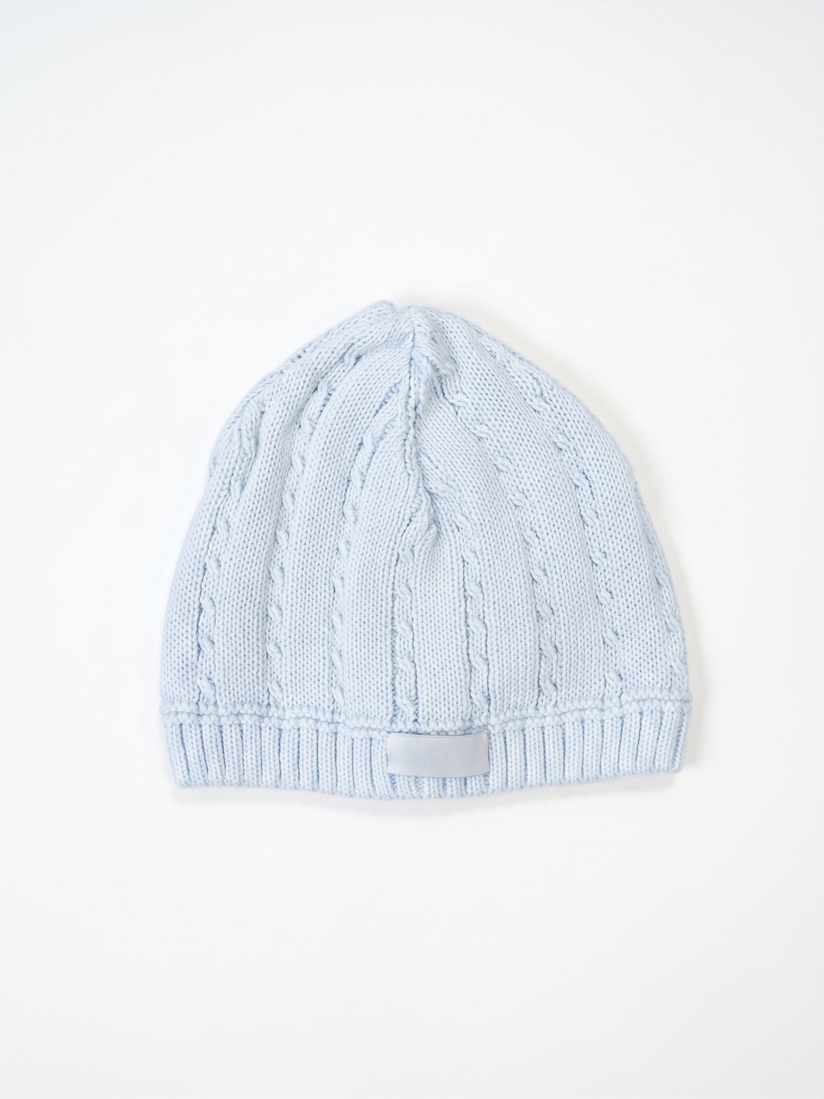 Gorro Trenza Finita Celeste