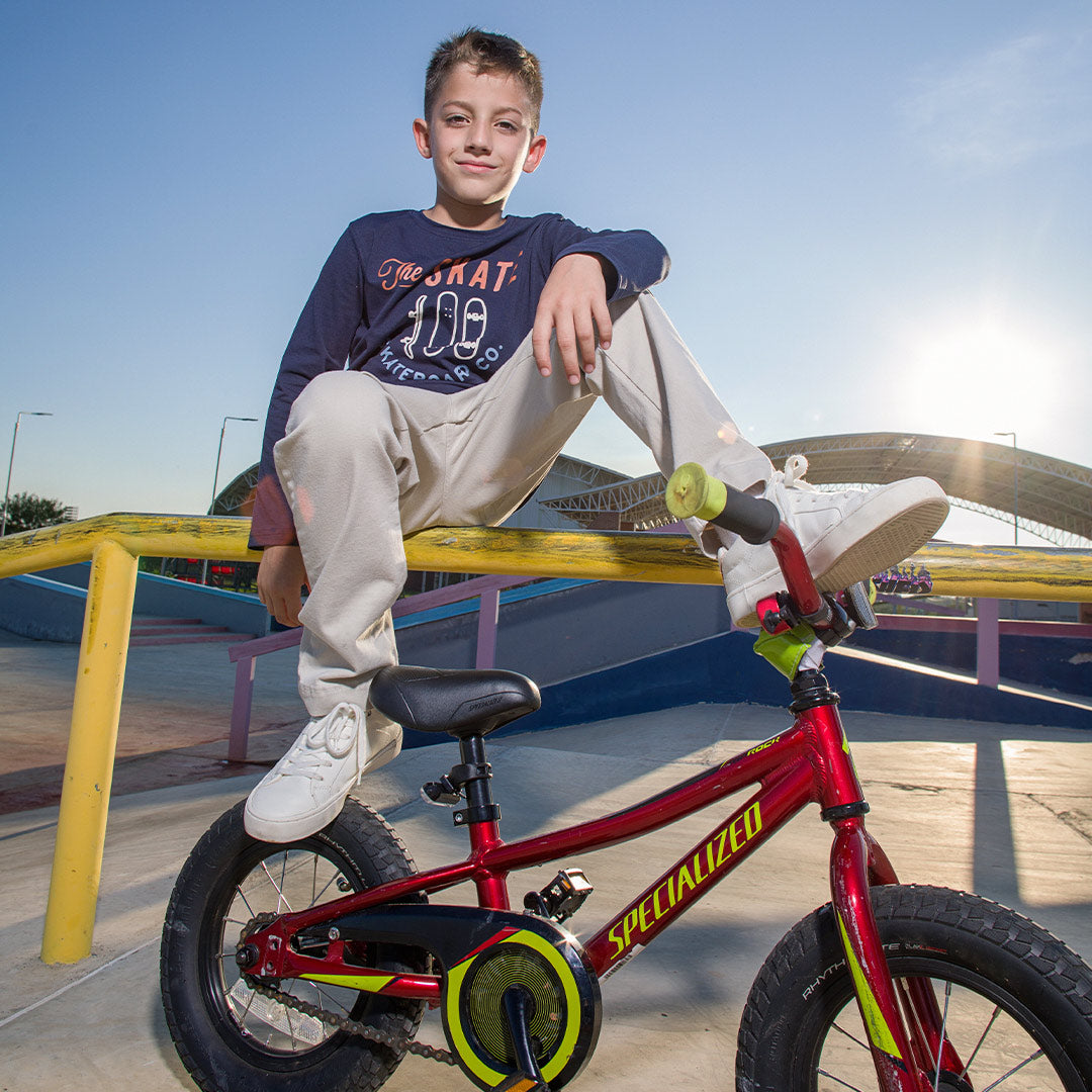 Remera skate azul mangas largas