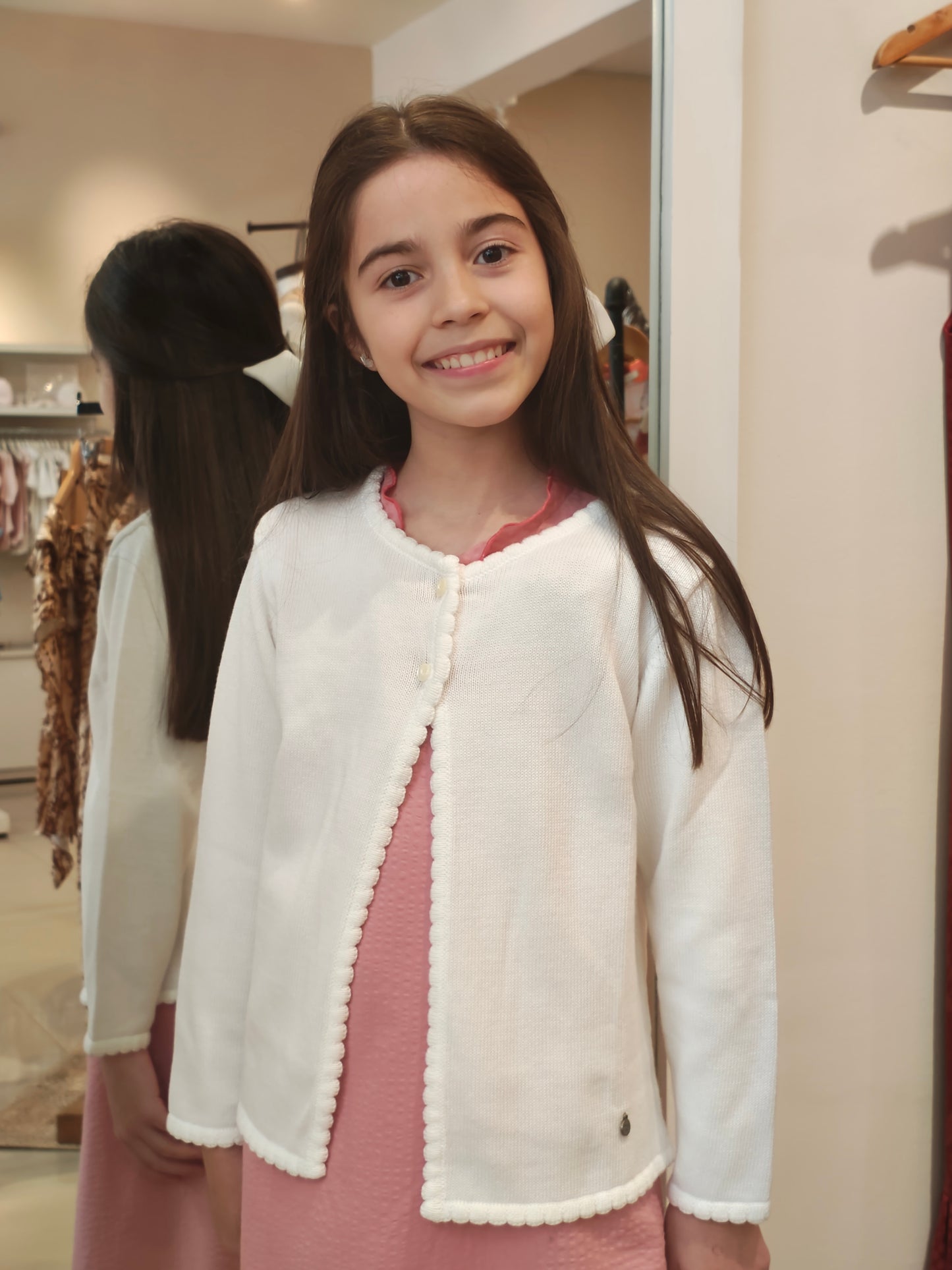 Cardigan Jersey Natural