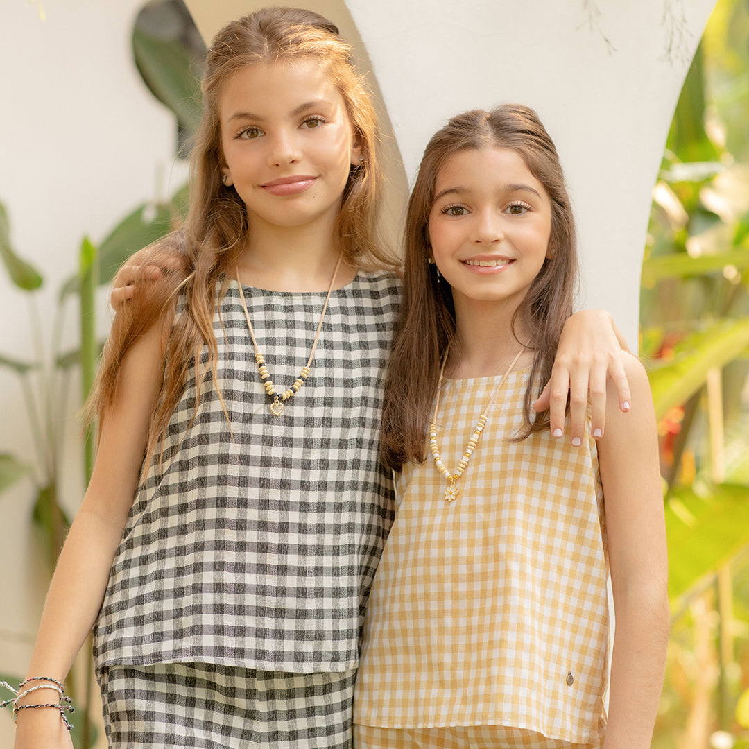 Blusa Amelia Vichi Ocre