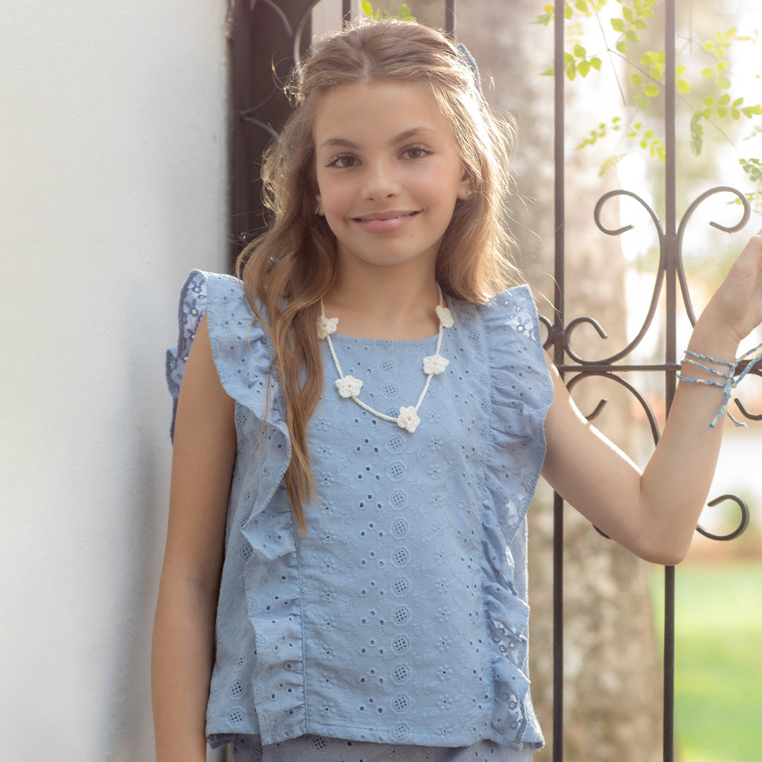 Blusas en fashion broderie