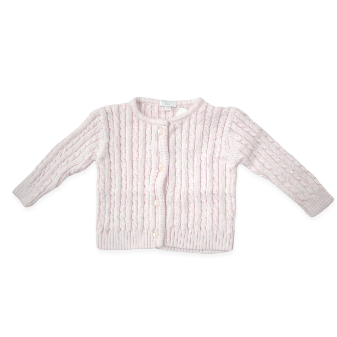 Saquito Canelon Trenza Rosa