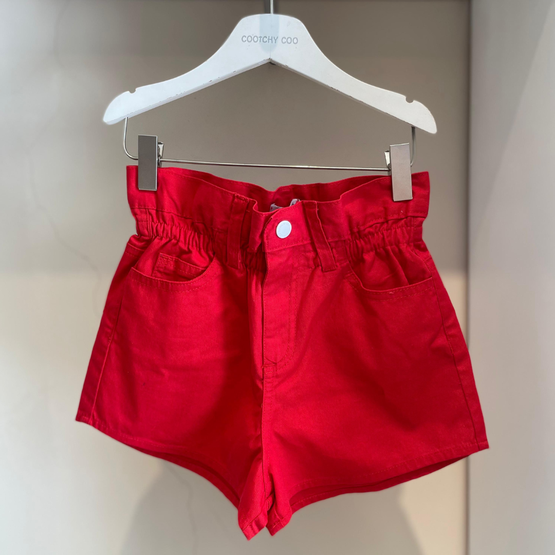 Short Emilia Rojo