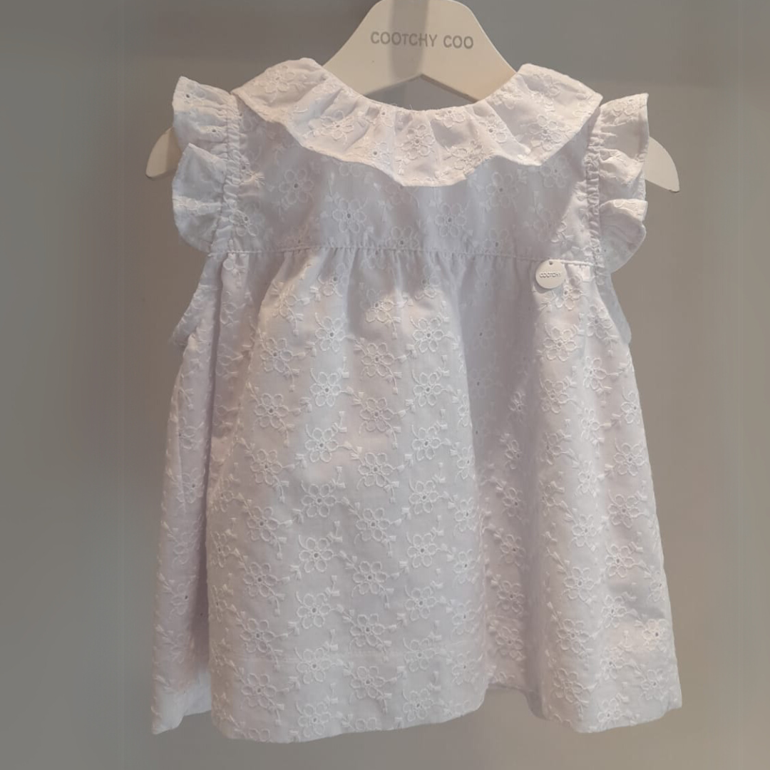 Vestido Renata Broderie Blanco