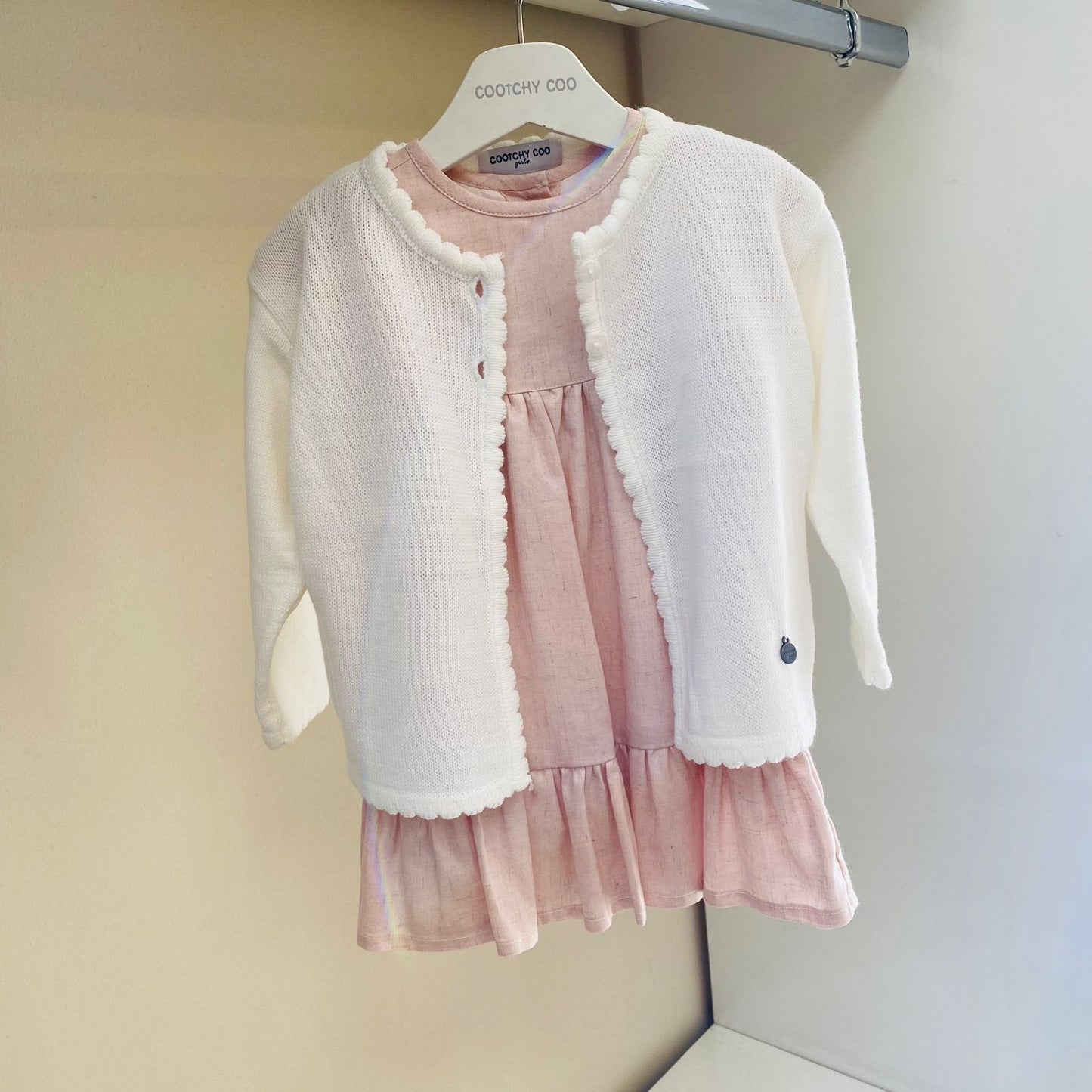 Cardigan Onditas Jersey Blanco