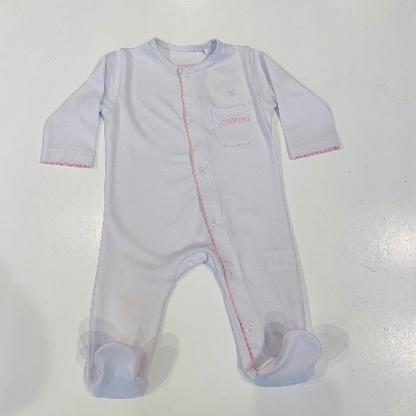 Enterito Pepe Blanco con picueta rosa