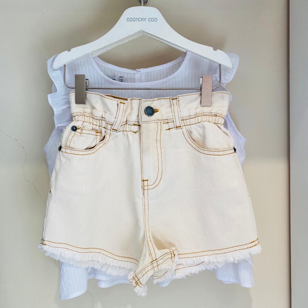 Short Engomado Natural