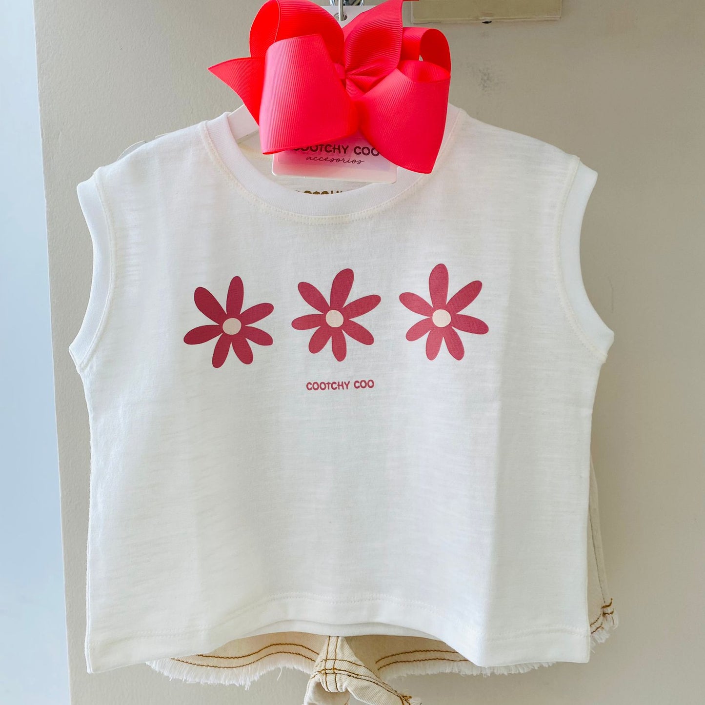 Remera Lolita Margaritas Rosa