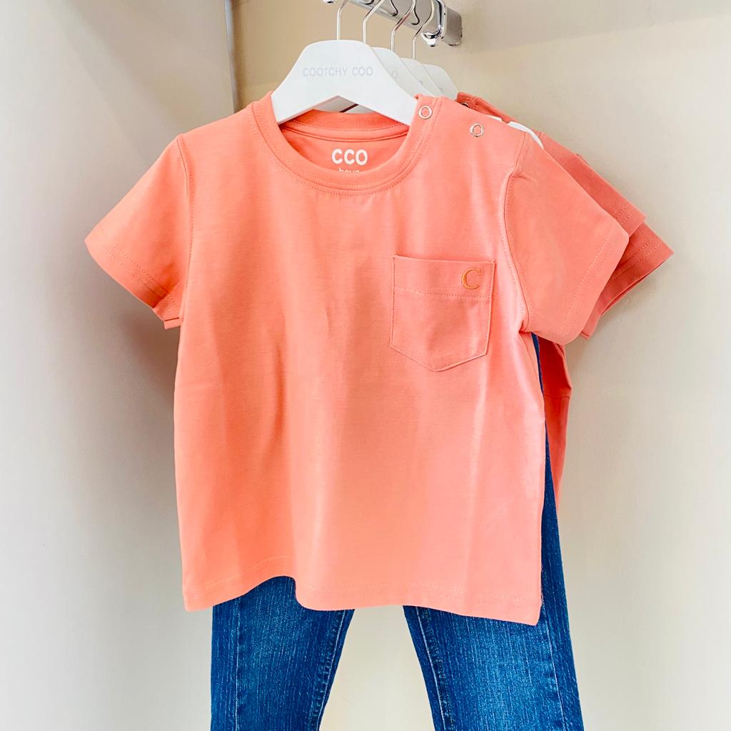 Remera Varon con bolsillo Rosa