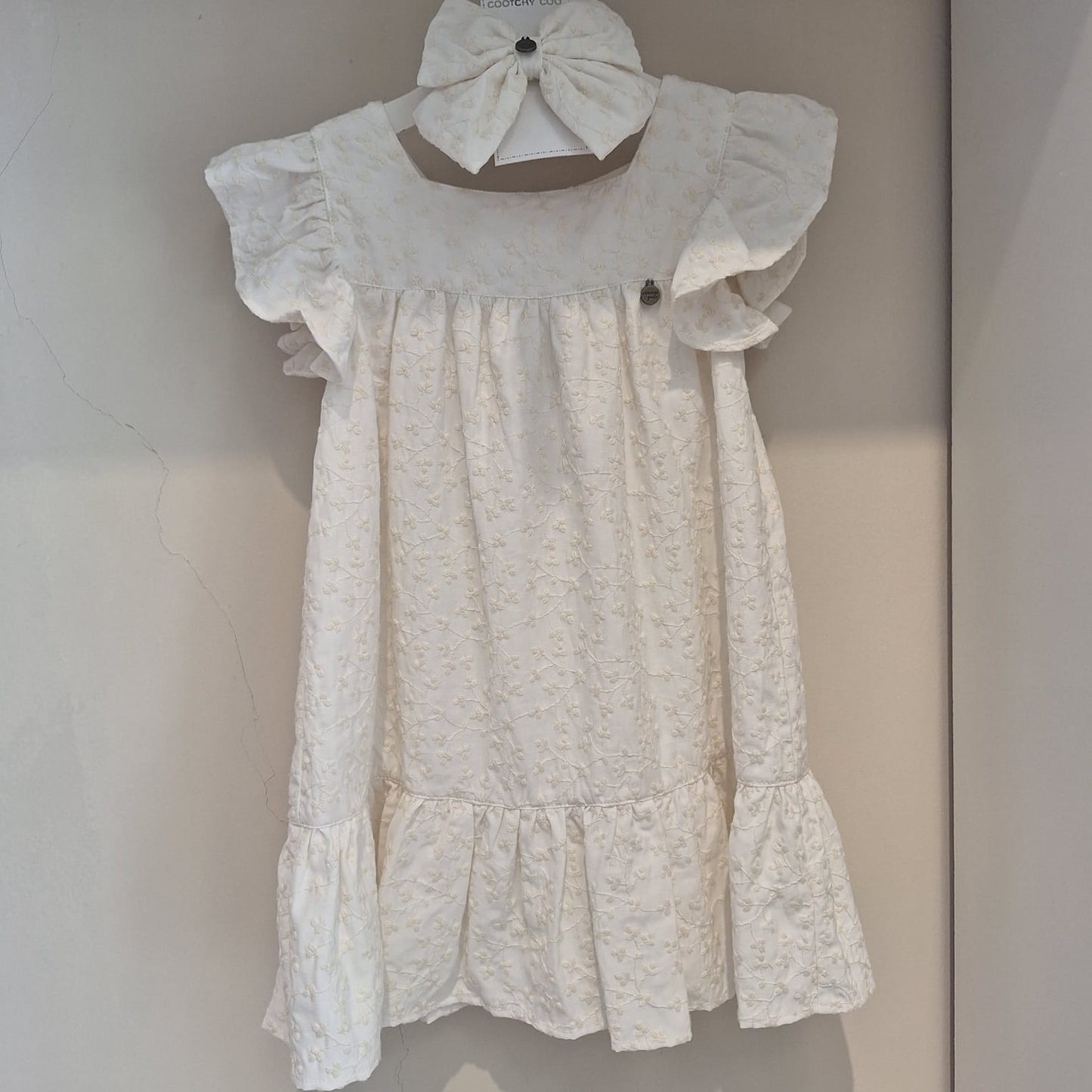 Vestido Canesu Broderie natural