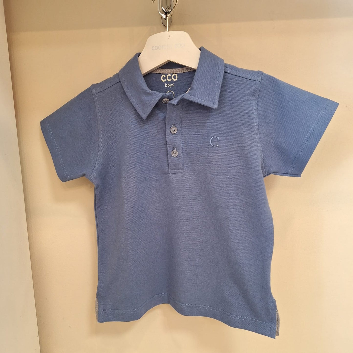 Remera Polo azul denim