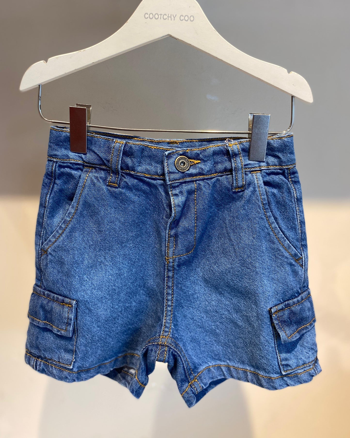 Bermuda Cargo Pepe Denim Azul