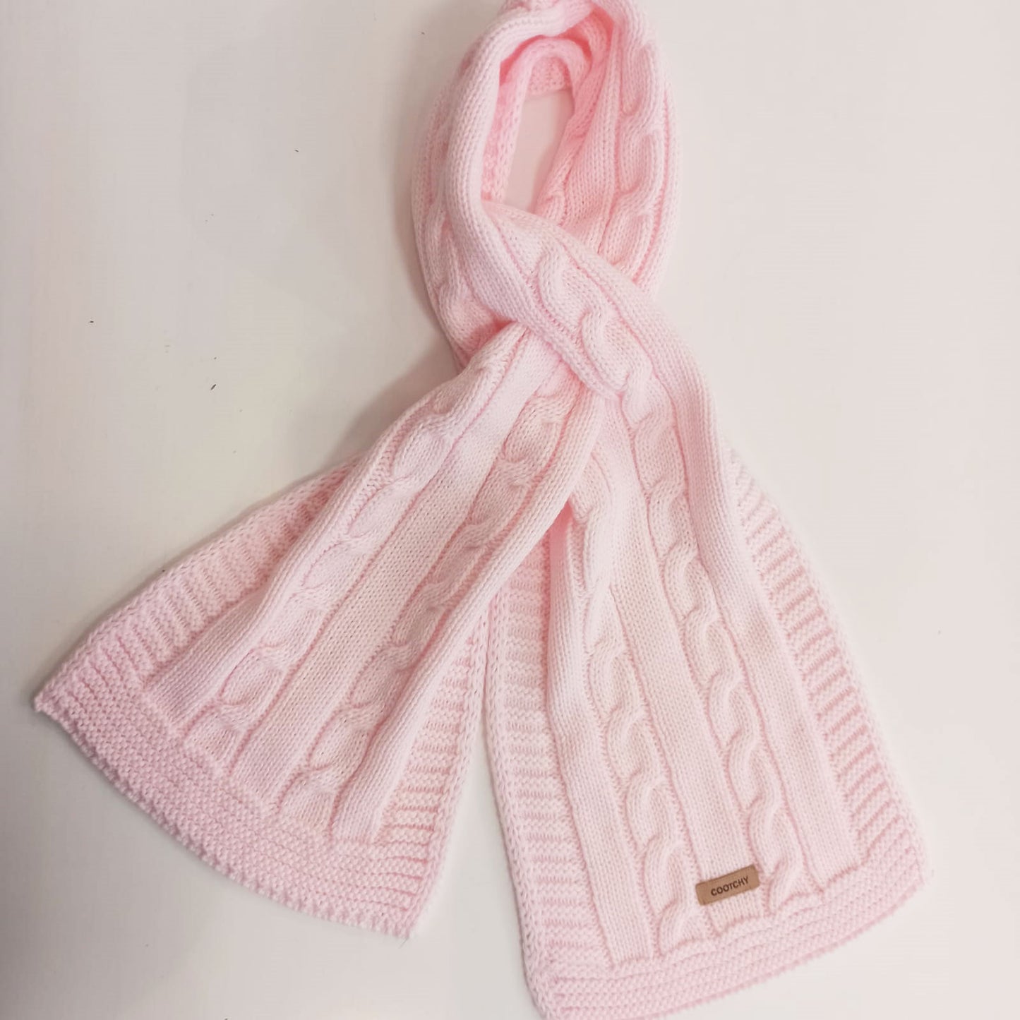 Bufanda Tej Grueso Rosa