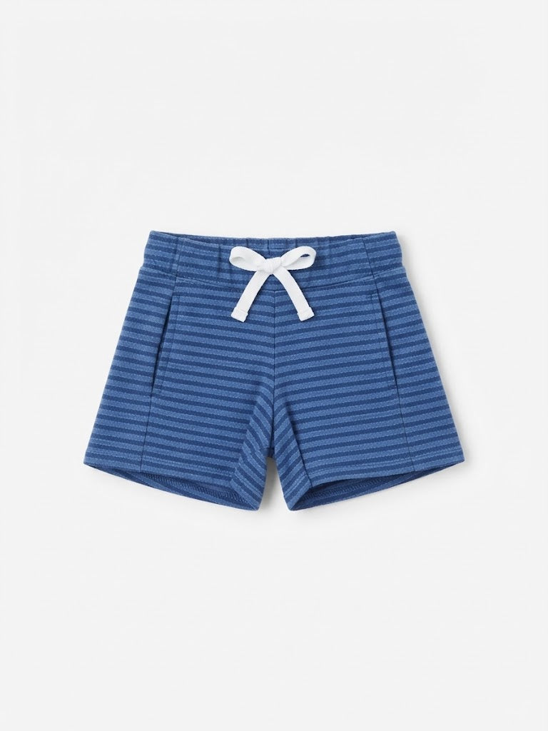 Short Margarita Rayaz Azul
