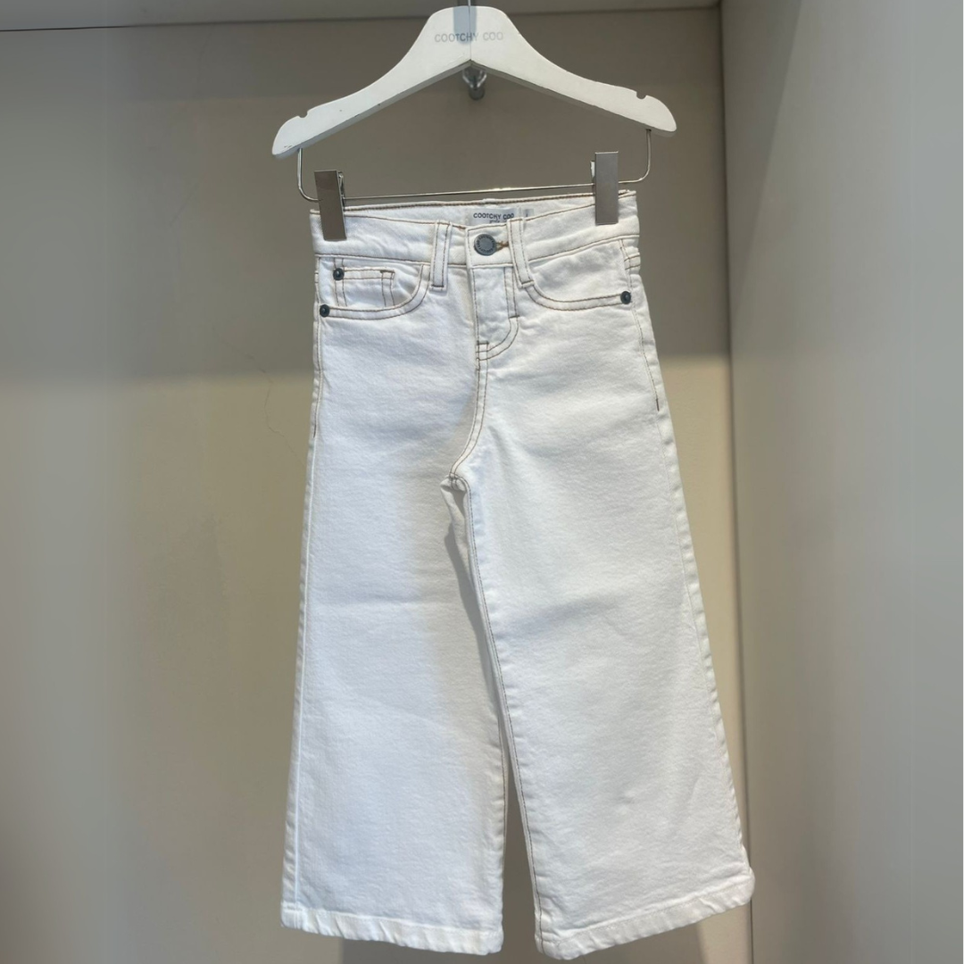 Jeans Campana Cata Blanco