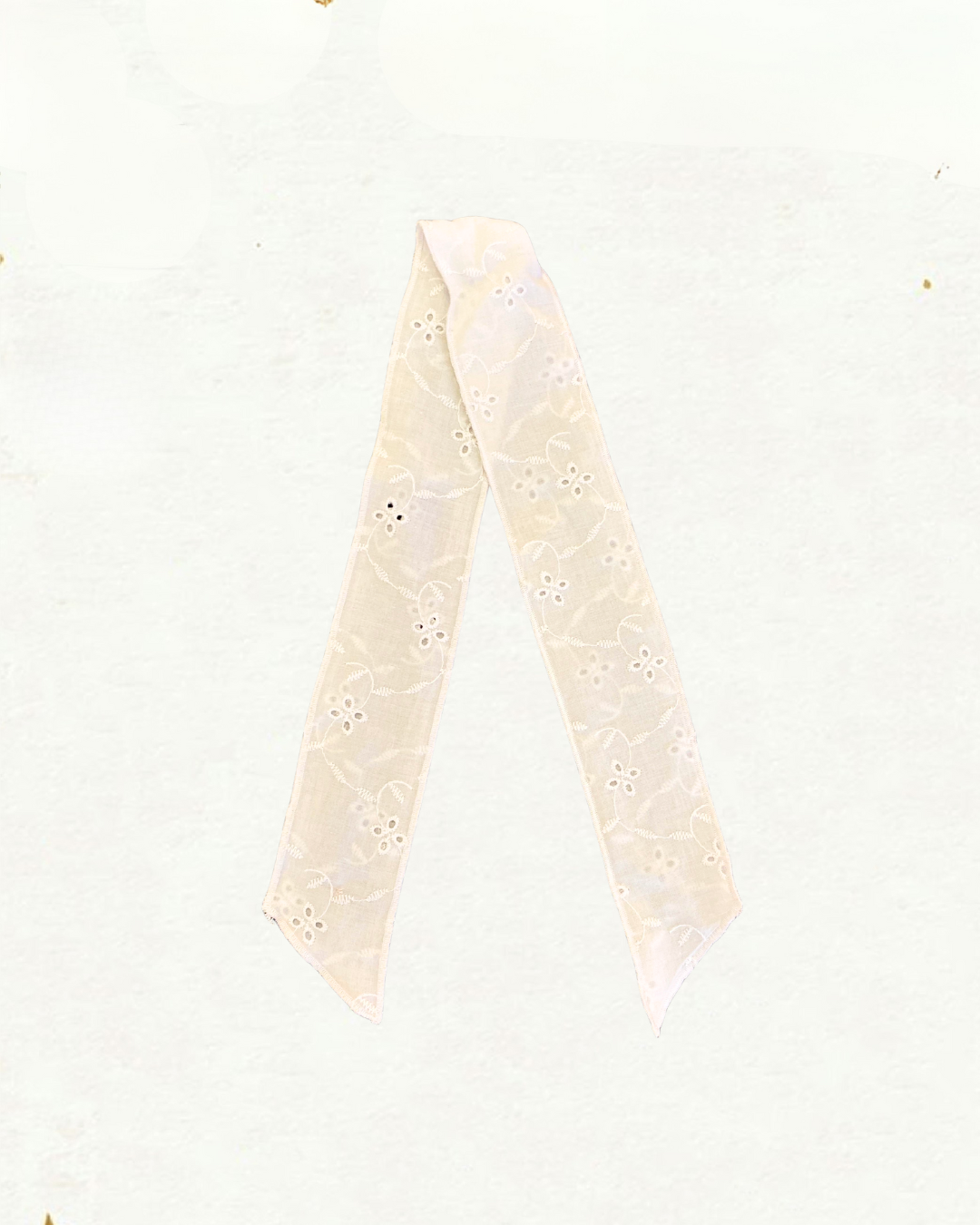 Lazo Broderie Blanco