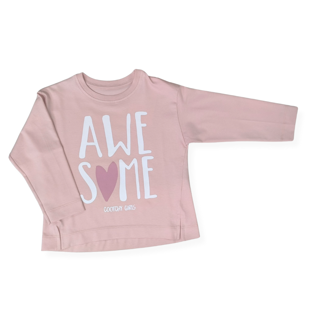 Remera Manga Larga Rosa Awesome