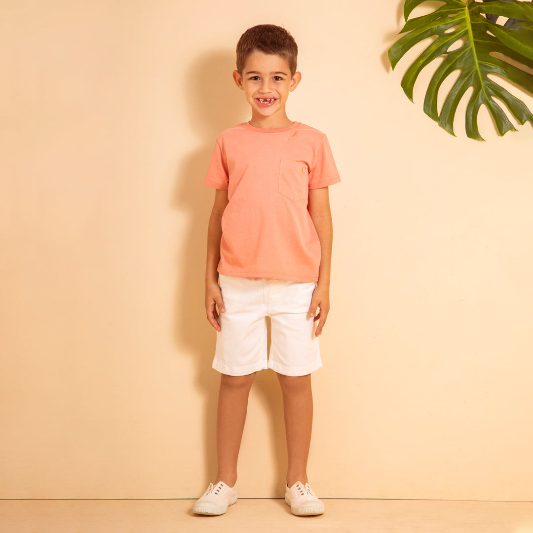 Remera Varon con bolsillo Rosa