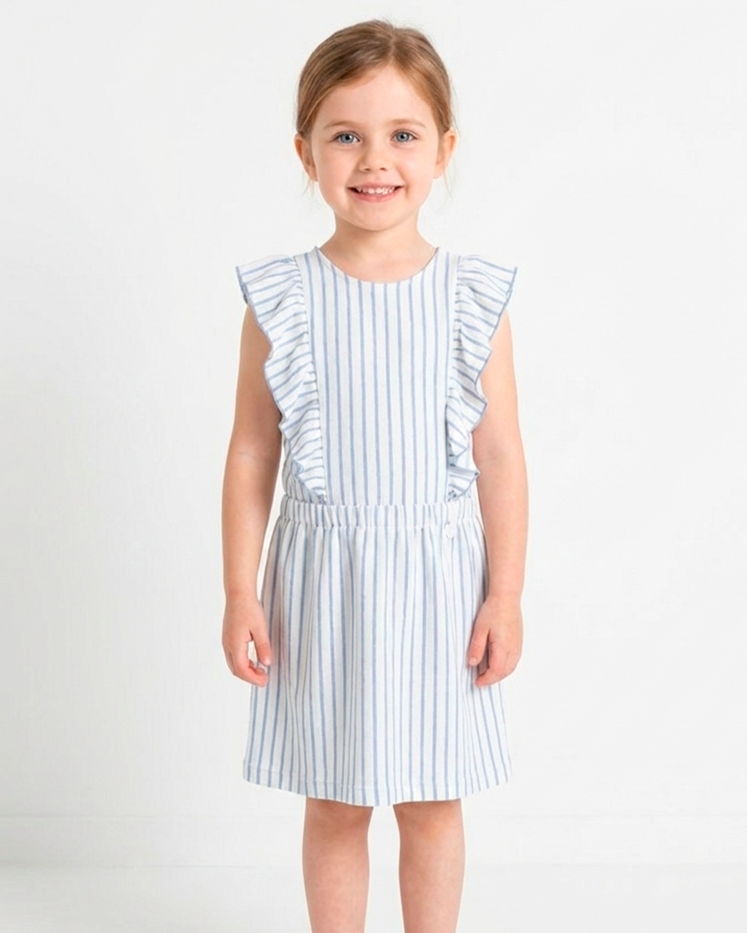 Vestido Euge Rayas Azul