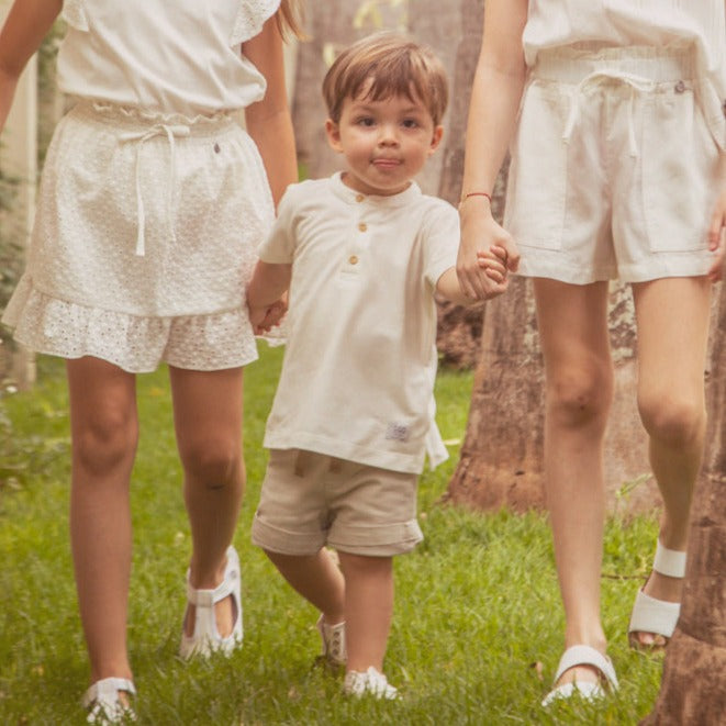 Remera mao pique natural