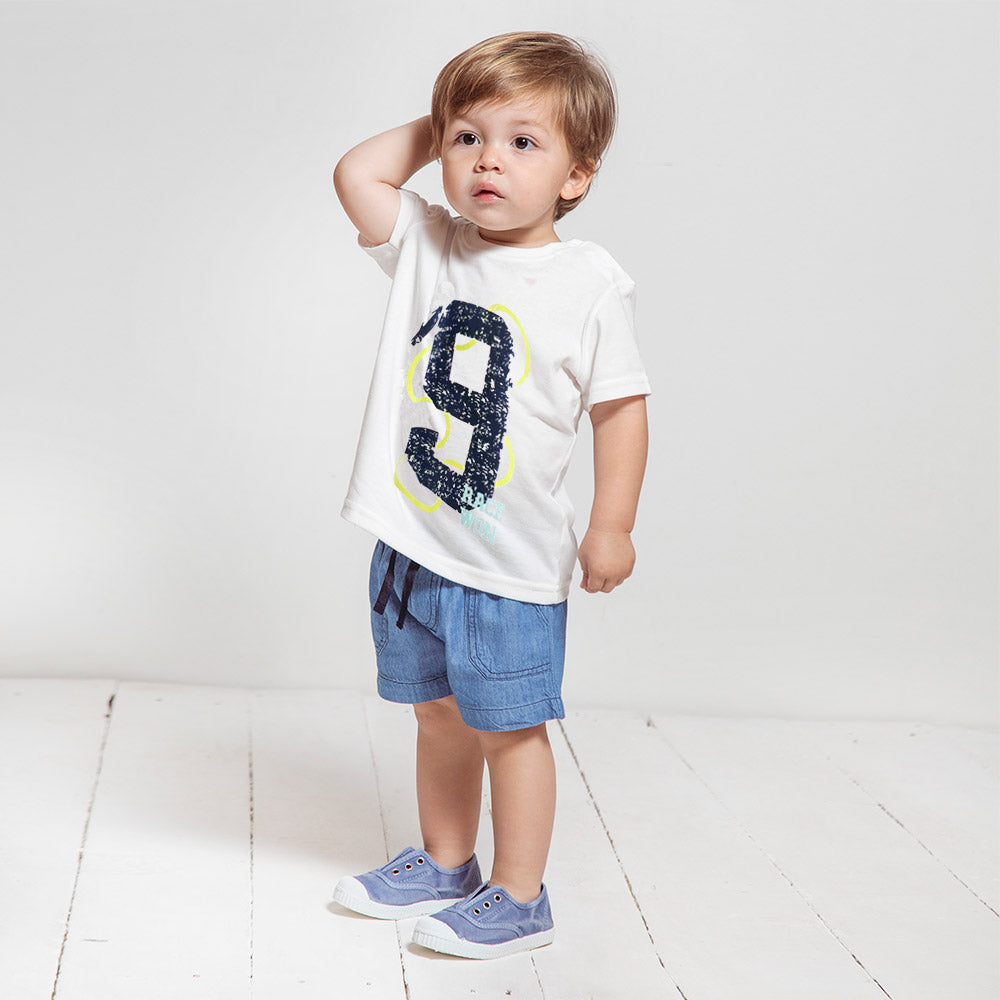 Short varon viscosa denim