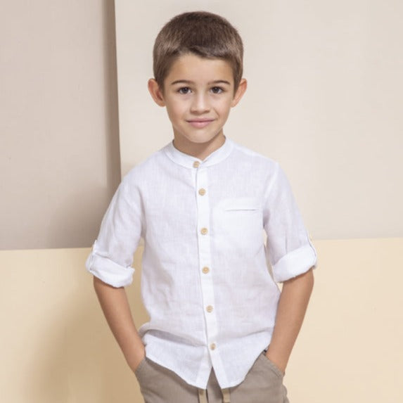 Camisa Pepe Lino Blanco