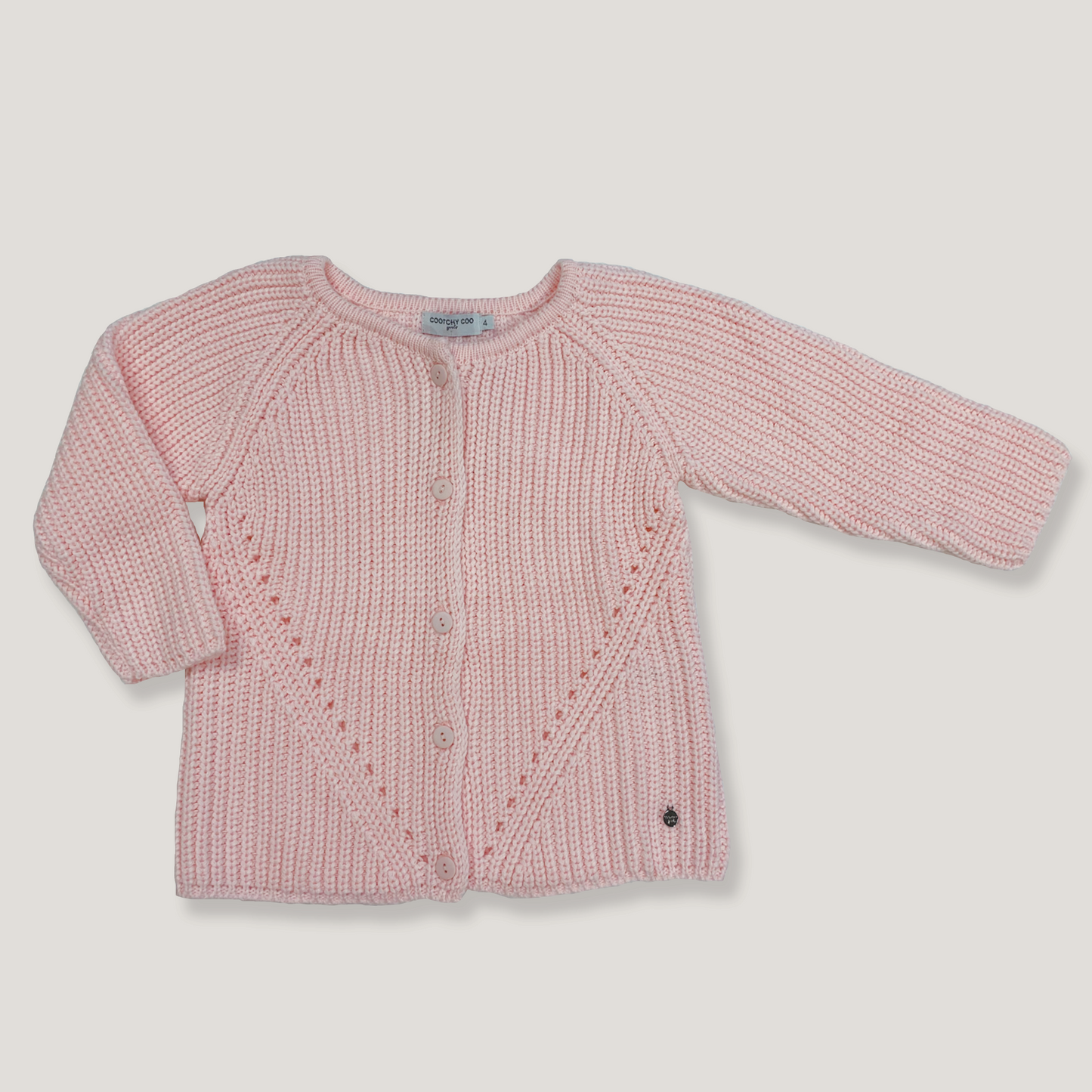 Saco Perle calado Rosa